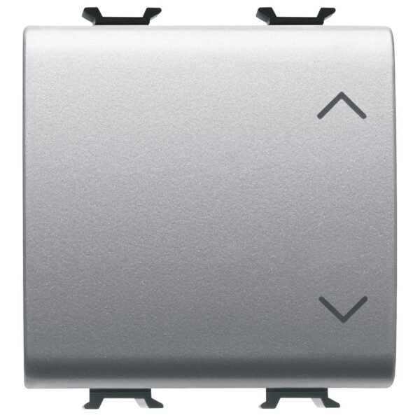 Intrerupator jaluzele - rulou 1P 250V 10A - Nul - Simbol Sus-jos - 2 Module - Titan - CHORUSMART