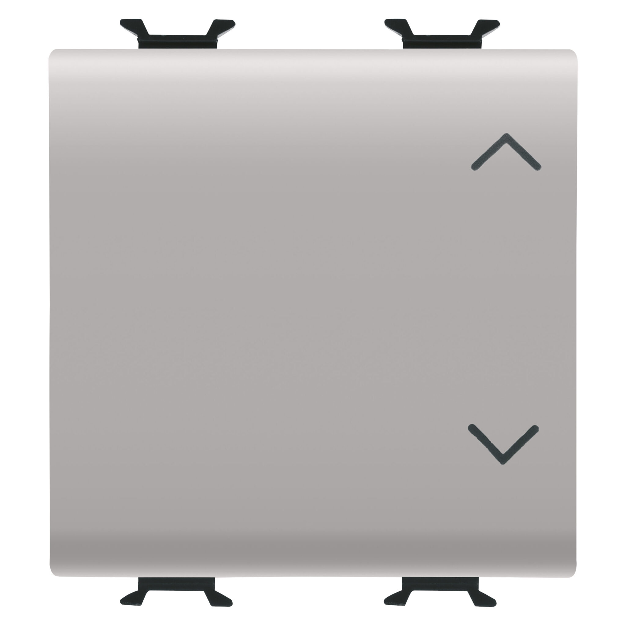Intrerupator jaluzele - rulou 1P 250V 10A  Simbol Sus-jos - 2 Module - Bej Satinat - CHORUSMART