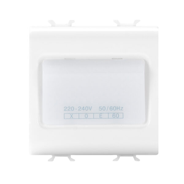 Lampa Autonoma de Urgenta - 230VAC 50/60HZ 1H - 2 Module - Alb Satinat - CHORUSMART