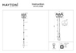 Lampa de gradina Fleur Maytoni O414FL-03GB