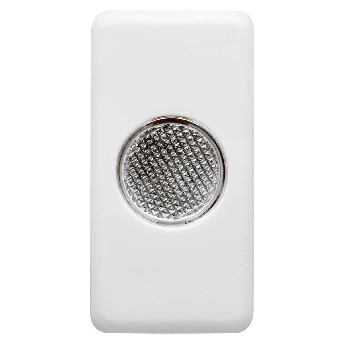 Lampa Indicatoare Unica - 12/24/250V - Transparenta - 1 Modul - Sistem Alb