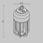 Lampa portabila exterior cu baterie Vetra Maytoni O144TL-L5BG3K