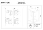 Lampa solara Shatter Maytoni OSL457WL-L2GF3K