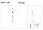 Lampadar Calvin Maytoni Z177-FL-01-BR