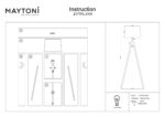 Lampadar Calvin Maytoni Z177FL-01W
