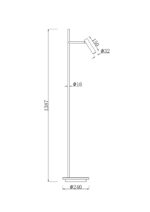 Lampadar Estudo Maytoni Z010FL-L8B3K