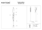 Lampadar Marmo Maytoni MOD099FL-02G