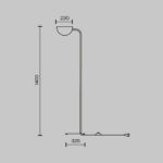 Lampadar Mollis Maytoni MOD126FL-01B