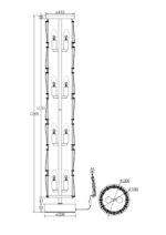 Lampadar Puntes Maytoni MOD043FL-08CH