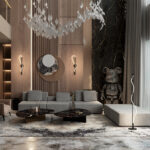 Lampadar Tau Maytoni MOD166FL-L15B3K