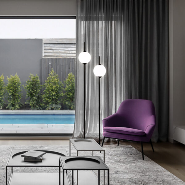 Lampadar The Sixth Sense Maytoni Z020FL-L12BK