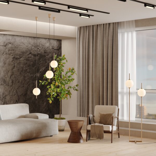 Lampadar The Sixth Sense Maytoni Z020FL-L12BS3K