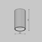 Lustra Calipso Maytoni C106CL-01-GU10-B