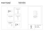Lustra Calipso Maytoni C106CL-01-GU10-W