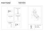 Lustra Calipso Maytoni C108CL-01-GU10-W