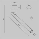 Lustra Focus T Maytoni C141CL-L300-6W3K-B