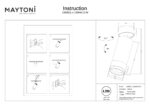 Lustra Focus Zoom Maytoni C055CL-L12W4K-Z-W