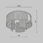 Lustra Frame Maytoni MOD174CL-06G