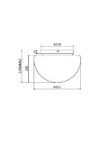 Lustra Glassy Maytoni MOD270CL-01G
