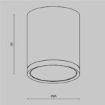 Lustra Hoop Maytoni C086CM-GX53-MRD-W
