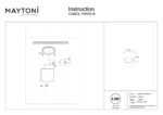 Lustra Hydra Maytoni C090CL-10W3K-B