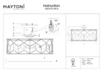 Lustra Messina Maytoni H223-PL-05-G