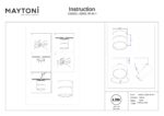 Lustra Onda Maytoni C024CL-12W2.7K-W-1