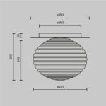 Lustra Reels Maytoni MOD268CL-01G