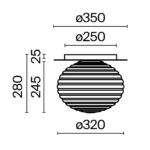 Lustra Reels Maytoni MOD268CL-01G