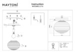 Lustra Reels Maytoni MOD268CL-01G