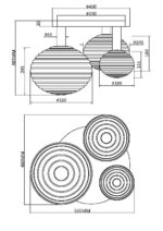 Lustra Reels Maytoni MOD268CL-03G