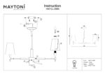 Lustra Zaragoza Maytoni H001CL-05BS