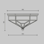 Lustra Zeil Maytoni H356-CL-03-BZ