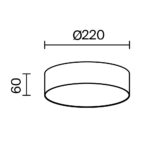 Lustra Zon Maytoni C032CL-24W3K-RD-W