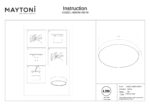 Lustra Zon Maytoni C032CL-45W3K-RD-W