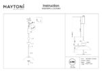 Pendul Bangkok Maytoni MOD185PL-L12CG3K3