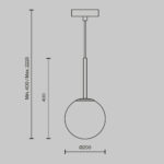Pendul Basic form Maytoni MOD321PL-01B1