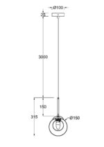 Pendul Basic form Maytoni MOD521PL-01G1