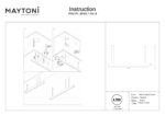 Pendul Basis Maytoni P051PL-36W2.7-6K-B
