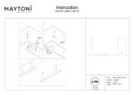 Pendul Basis Maytoni P051PL-36W2.7-6K-W