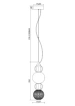 Pendul Collar Maytoni P069PL-L17CH3K