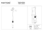 Pendul Collar Maytoni P069PL-L35G3K1