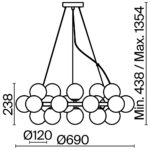 Pendul Dallas Maytoni MOD547PL-25CH