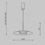 Pendul El Maytoni MOD041PL-L15B3K1