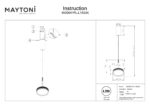 Pendul El Maytoni MOD041PL-L15G3K