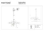 Pendul Erich Maytoni MOD221-PL-12-G