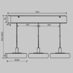 Pendul Float Maytoni MOD498PL-L25BK1