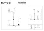 Pendul Fortano Maytoni MOD089PL-06BS