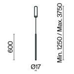 Pendul Halo Maytoni MOD246PL-L12BK
