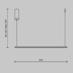 Pendul Halo Maytoni MOD246PL-L16BK